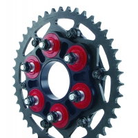 Superlite Ducati Quick Change Carrier with Hyperflexx Cush Drives installed